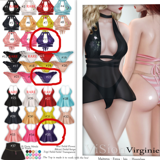 {ViSion} / Virginie Purple SET 11+23+35