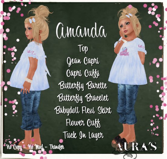 *Aura's* Amanda in - Blue