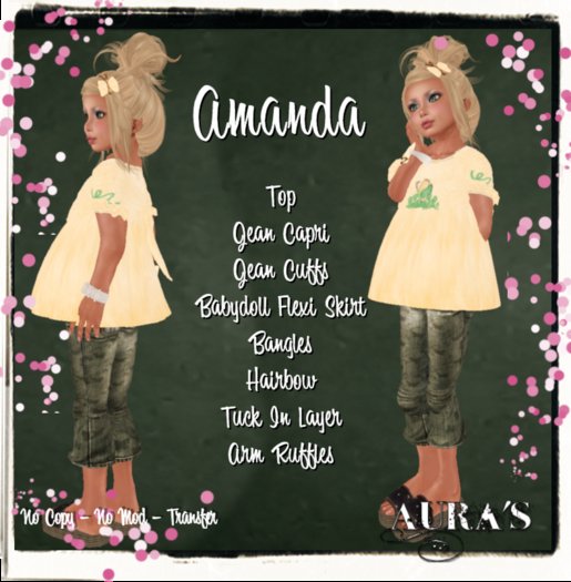 *Aura's* Amanda in - Yellow