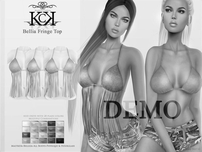 :::KC::: Bellia Fringe Top // DEMO