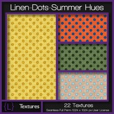 {L} Linen-Dots-Summer Hues