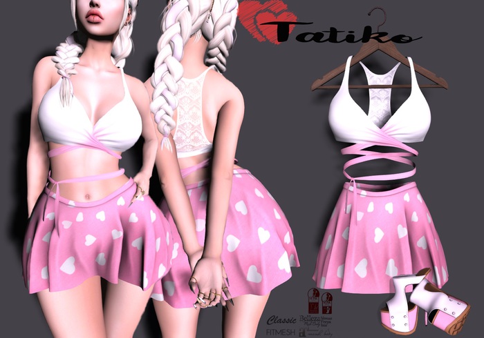 -TATIKO- Valentines Outfit Fitted Mesh, Slink, Maitreya, Belleza