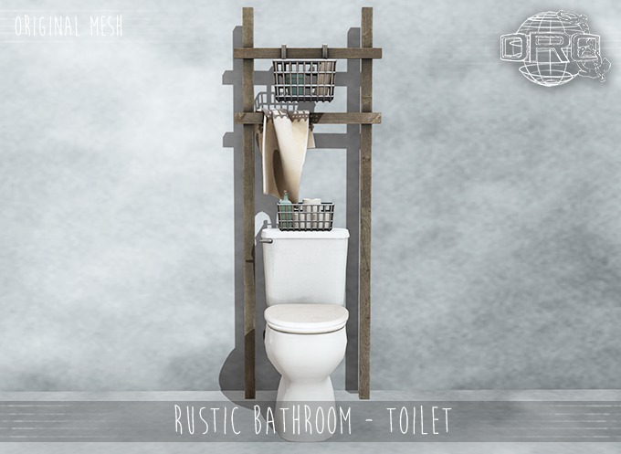 -DRD- Rustic Bathroom - Toilet