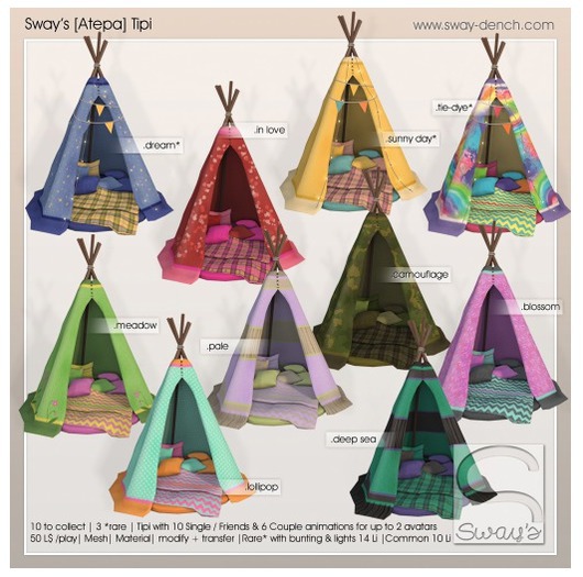 Sway's [Atepa] Tipi . sunny day RARE