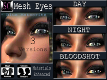 .:S.C:. Peepers - Blue Meteorite Mesh Eyes