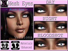 .:S.C:. Peepers - Pink Ice Mesh Eyes