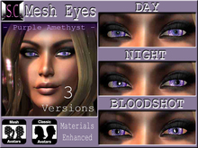 .:S.C:. Peepers - Purple Amethyst Mesh Eyes