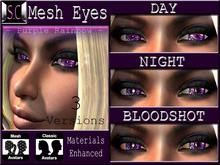 .:S.C:. Peepers - Purple Rainbow Mesh Eyes