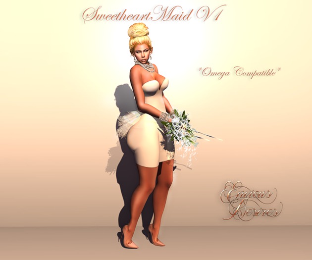 *E.D.* Sweetheart Maid V1 ~ Gold Tote (Add) ~ DEMO