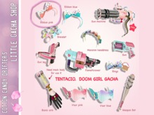 *Tentacio* Doom girl gacha. Ribbon pink