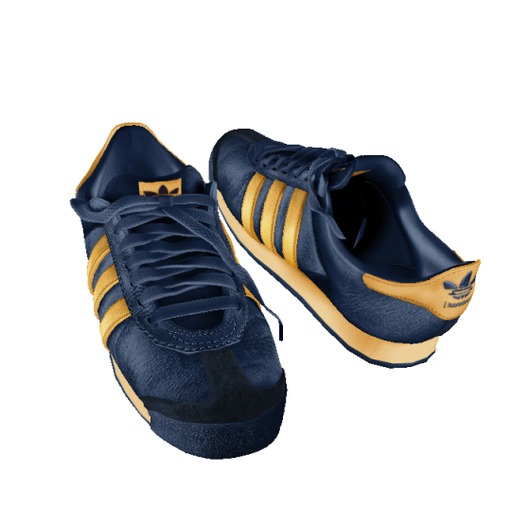 sneakers Blue Yellow