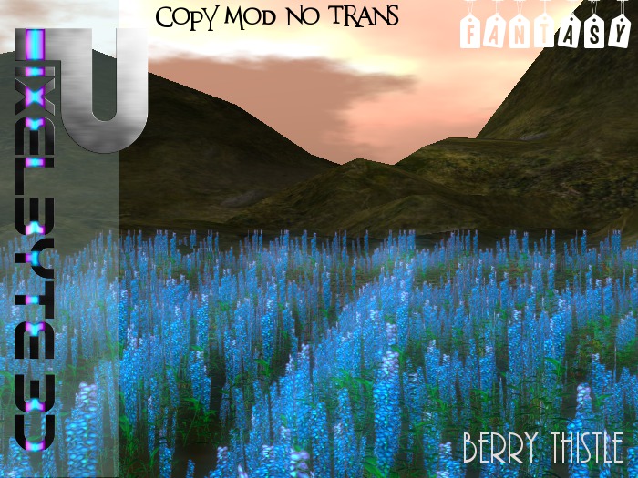 Bound- Wonderland Berry Thistle (Blue) Merchant