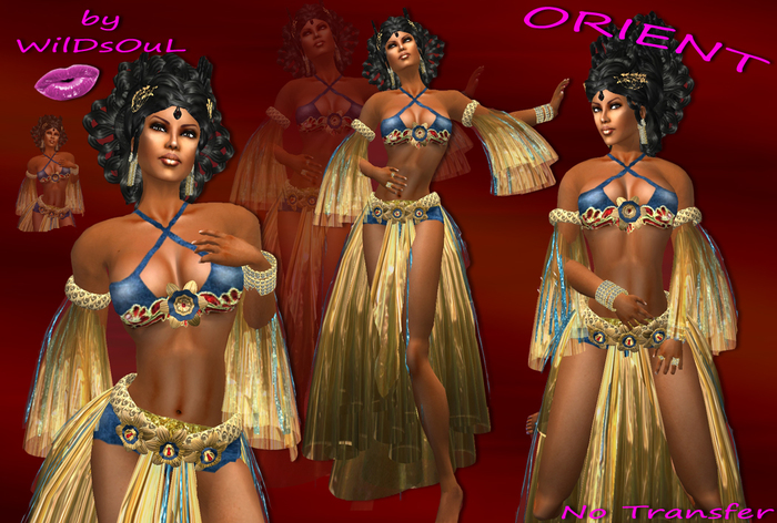 orient blue silk