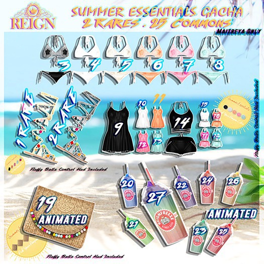 REIGN.- SUMMERTIME HAPPINESS SANDALS (MAITREYA)- #1 RARE