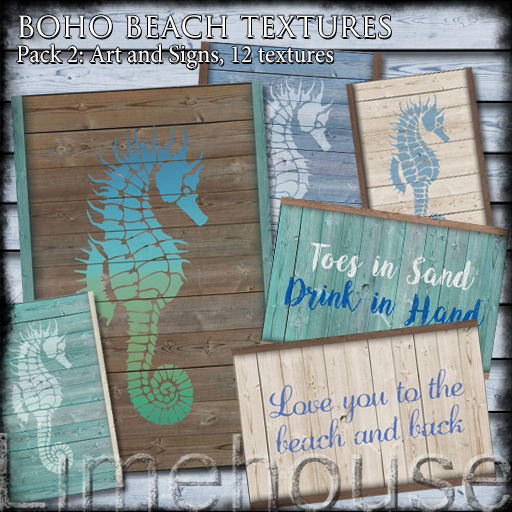 Boho Beach pack 2 - Art and Signs