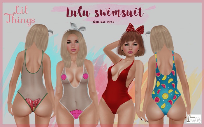 .:Lil Things:. Lulu Swimsuit  -  fatpack with hud