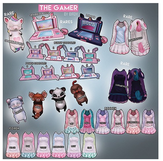 Foxes - The Gamer - Lunar Puss xs[box] RARE