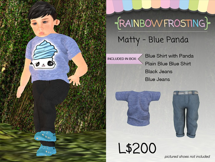 {RF} Matty Blue PandaCC Set  -TD BABY (boxed)