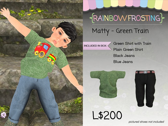 {RF} Matty Green Train1 Set -TD BABY