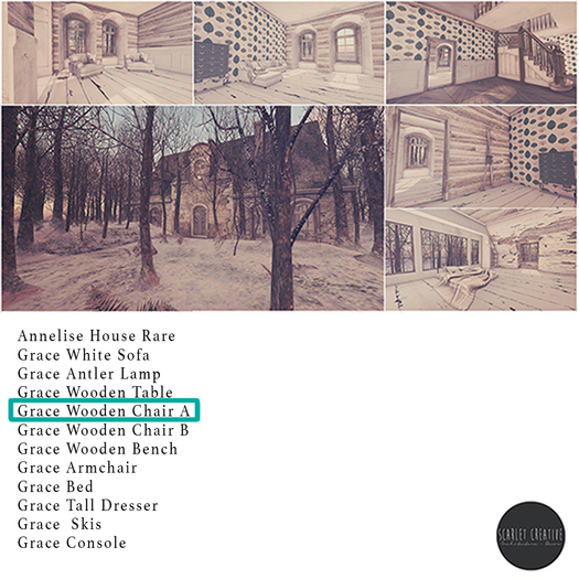 Second Life Marketplace Scarlet Creative The Arcade Grace Wooden
