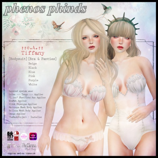  ::c.A.:: Tiffany // bodysuit // *Purple* [box] 