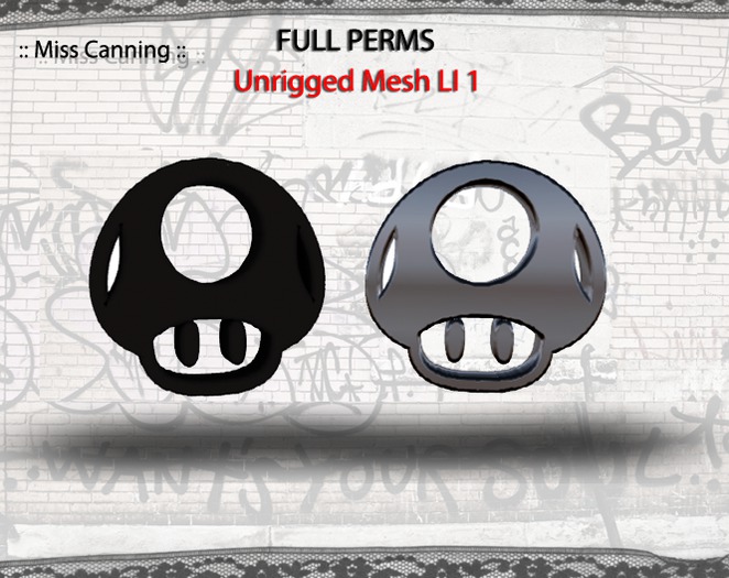 :: Miss Canning:: [ FULL PERM MESH SHAPE+MAP ] mario