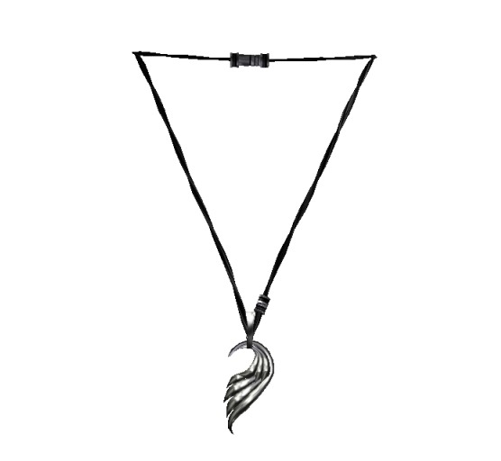 Necklace angel wing one
