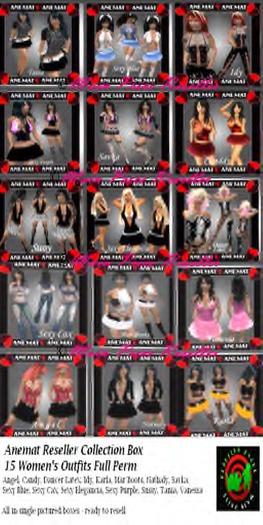 Reseller Box! 15 Anemat Collection Dresses & Outfits Box