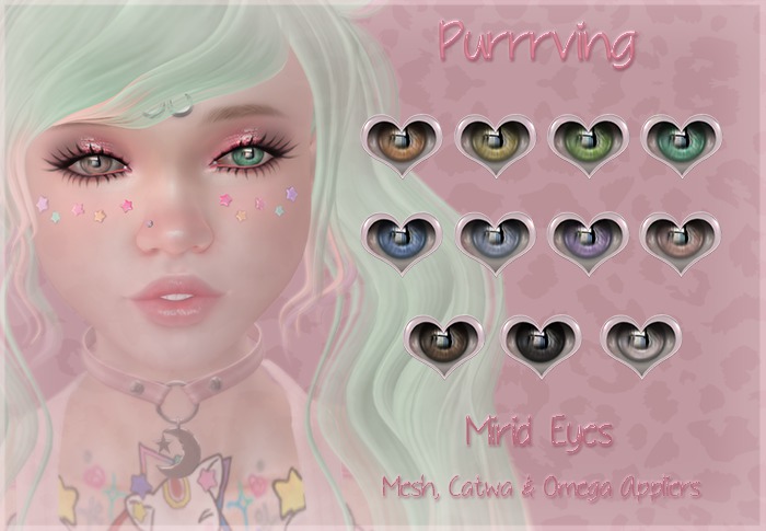 ~P~ Mirid Eyes Mesh, Catwa, Lelutka & Omega