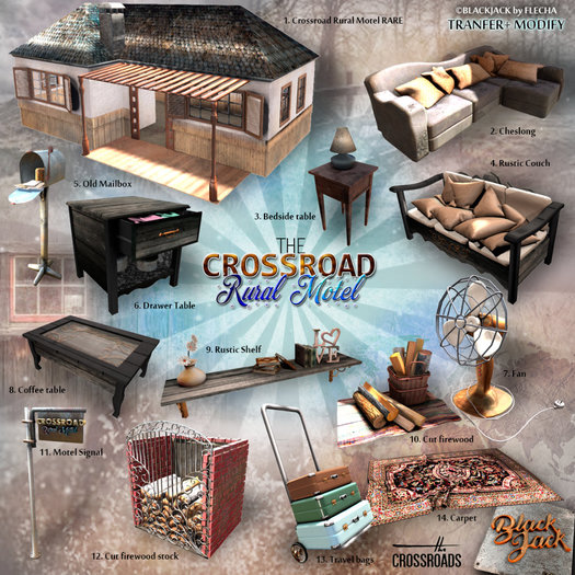 Crossroad bedside table