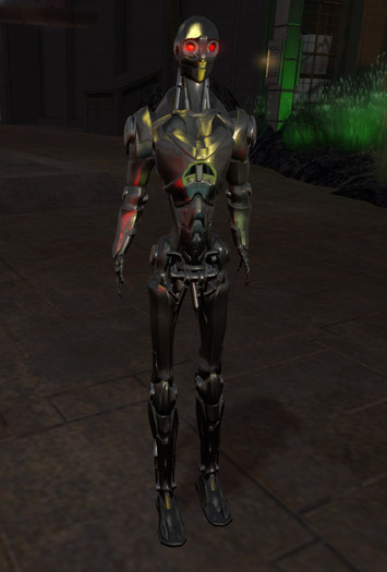 P178 ROBOT avatar black and chrome