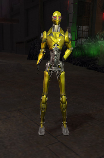 P178 ROBOT avatar gold and silver