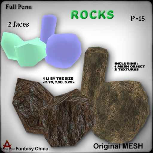 FC- Full Perm Mesh Rocks p-15 