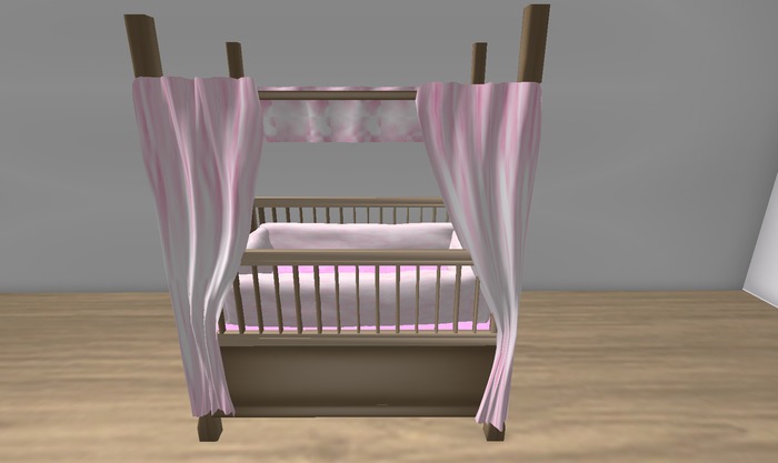 :::Raynierwood:::Baby Chic Crib ((Girl))