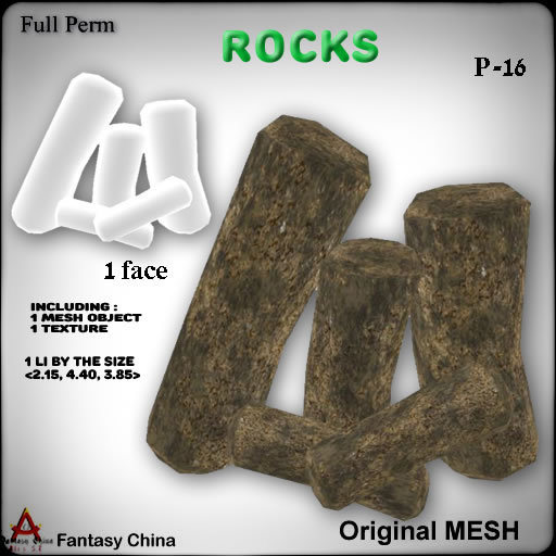 FC- Full Perm Mesh Rocks p-16 