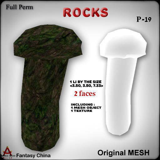 FC- Full Perm Mesh Rocks p-19
