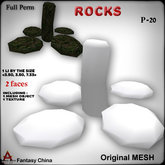 FC- Full Perm Mesh Rocks p-20 