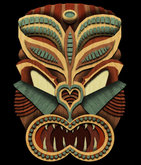 WALL HANGING DECOR ART BEACH TIKI MASK WITH RESIZER COPY OK