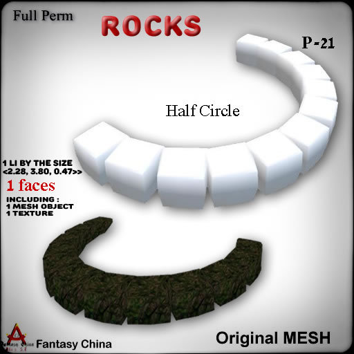 FC- Full Perm Mesh Rocks p-21 