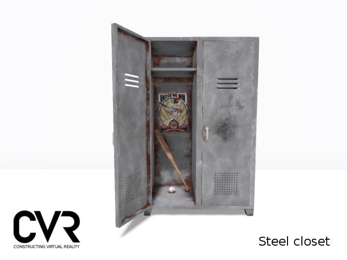 Steel closet box