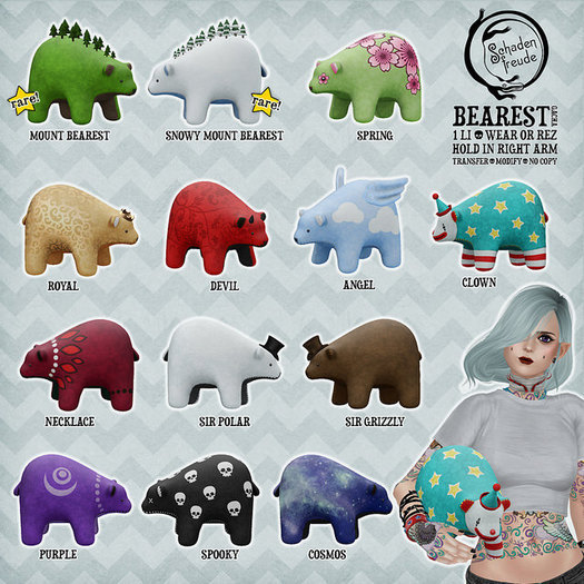 Schadenfreude Snowy Mount Bearest RARE