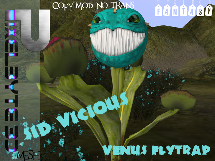 Pixelbyte3D-Sid Vicious Venus Flytrap Aqua