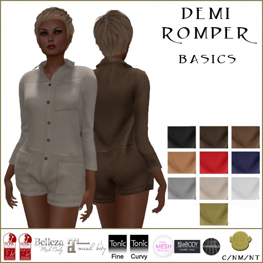 BM Demi Romper Basics