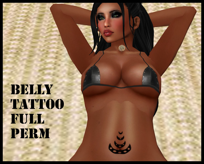 Belly Tattoo Full Permission - no PSD file - TGA TEXTURE - Read