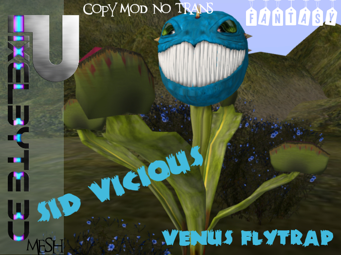 Pixelbyte3D-Sid Vicious Venus Flytrap Blue