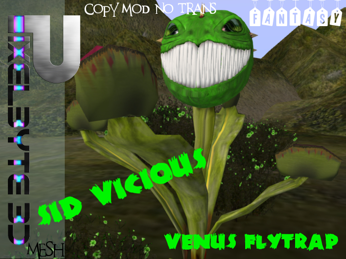 Pixelbyte3D-Sid Vicious Venus Flytrap Green