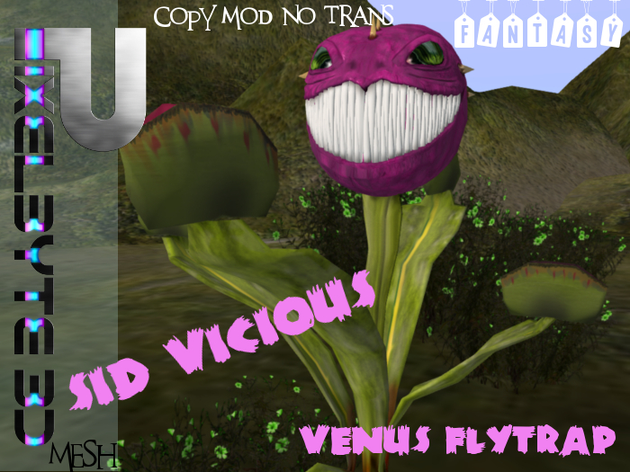 Pixelbyte3D-Sid Vicious Venus Flytrap Pink