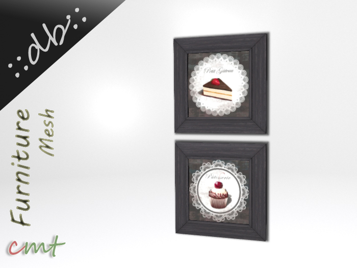 ::db:: Cafes French Patisserie framed Art Set