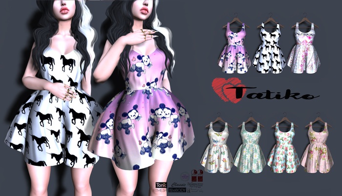 -TATIKO- Bertha Dress FAT PACK 7 color HUD  