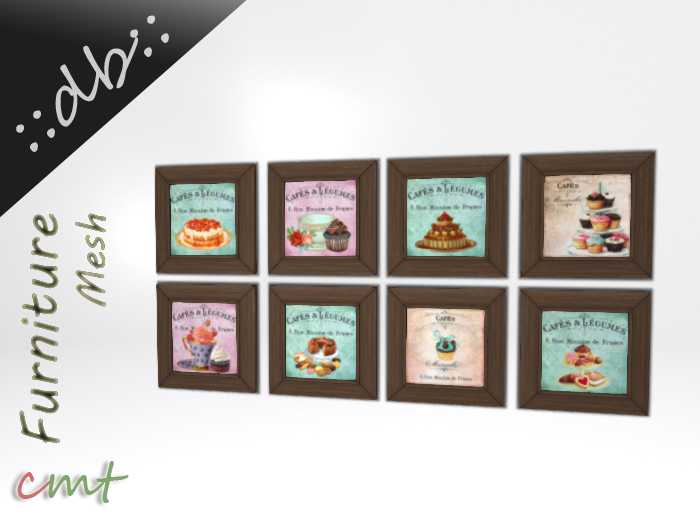 ::db:: Cafes French framed Art